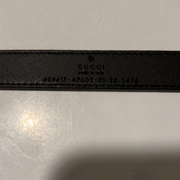 Gucci Leather belt with Double G buckle size 70 - Picture 7 of 8